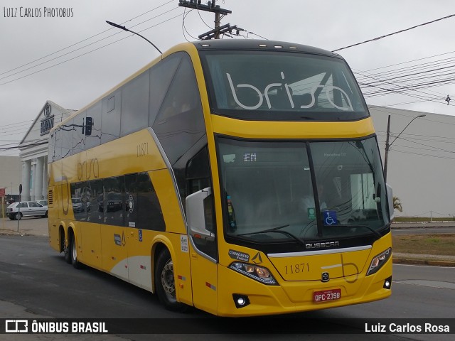 Brisa Ônibus 11871 na cidade de Juiz de Fora, Minas Gerais, Brasil, por Luiz Carlos Rosa. Número da foto: #9177394.