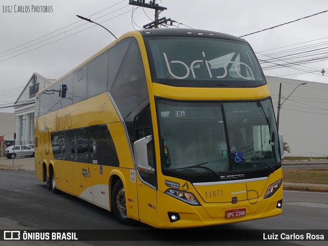 Brisa Ônibus 11871 na cidade de Juiz de Fora, Minas Gerais, Brasil, por Luiz Carlos Rosa. ID da foto: 9177394.