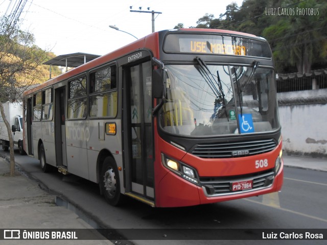 TUSMIL - Transporte Urbano São Miguel 508 na cidade de Juiz de Fora, Minas Gerais, Brasil, por Luiz Carlos Rosa. ID da foto: 9177379.