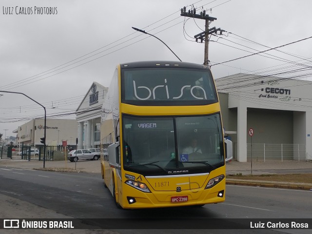 Brisa Ônibus 11871 na cidade de Juiz de Fora, Minas Gerais, Brasil, por Luiz Carlos Rosa. ID da foto: 9177385.