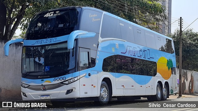 Transportadora Turística Natal 6000 na cidade de Presidente Prudente, São Paulo, Brasil, por Silvio  Cesar Cardoso. ID da foto: 9178518.