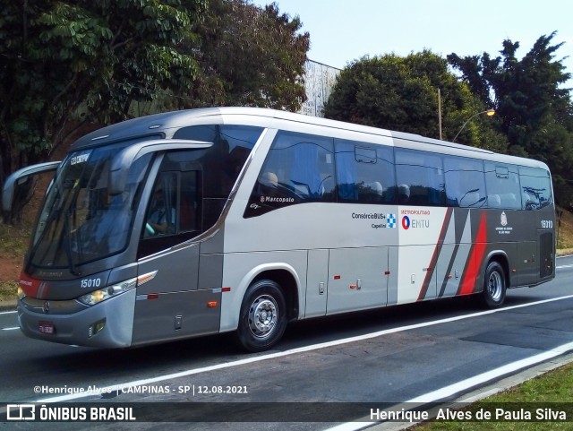 Transportes Capellini 15010 na cidade de Campinas, São Paulo, Brasil, por Henrique Alves de Paula Silva. ID da foto: 9178620.