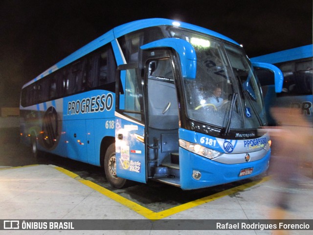 Auto Viação Progresso 6181 na cidade de Caruaru, Pernambuco, Brasil, por Rafael Rodrigues Forencio. ID da foto: 9178364.