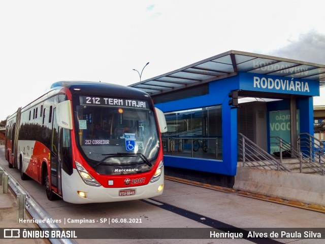 Itajaí Transportes Coletivos 2007 na cidade de Campinas, São Paulo, Brasil, por Henrique Alves de Paula Silva. Número da foto: #9176997.