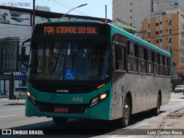 VSFL - Viação São Francisco 403 na cidade de Juiz de Fora, Minas Gerais, Brasil, por Luiz Carlos Rosa. Número da foto: #9182755.
