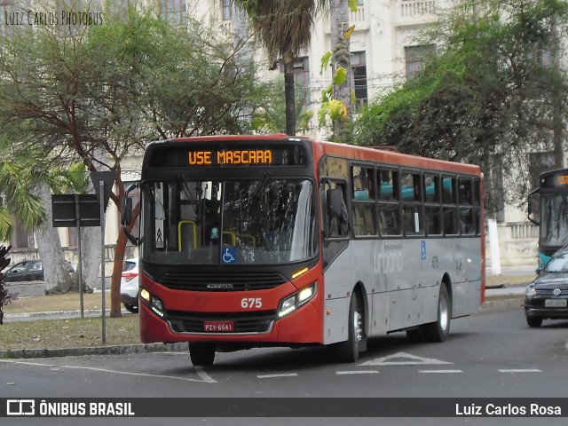 TUSMIL - Transporte Urbano São Miguel 675 na cidade de Juiz de Fora, Minas Gerais, Brasil, por Luiz Carlos Rosa. ID da foto: 9179916.