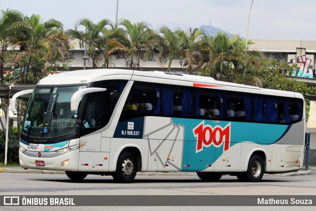 Auto Viação 1001 RJ 108.237 na cidade de Rio de Janeiro, Rio de Janeiro, Brasil, por Matheus Souza. ID da foto: 9182403.