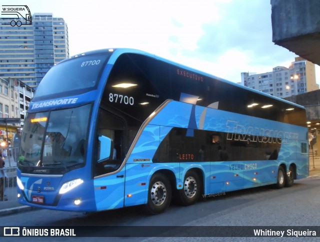 Transnorte - Transporte e Turismo Norte de Minas 87700 na cidade de Belo Horizonte, Minas Gerais, Brasil, por Whitiney Siqueira. ID da foto: 9180514.