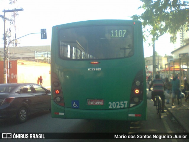 OT Trans - Ótima Salvador Transportes 20257 na cidade de Salvador, Bahia, Brasil, por Mario dos Santos Nogueira Junior. ID da foto: 9181329.