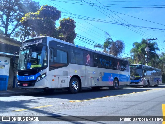 Cooper Líder > A2 Transportes 6 8038 na cidade de São Paulo, São Paulo, Brasil, por Phillip Barbosa da silva. Número da foto: #9179640.