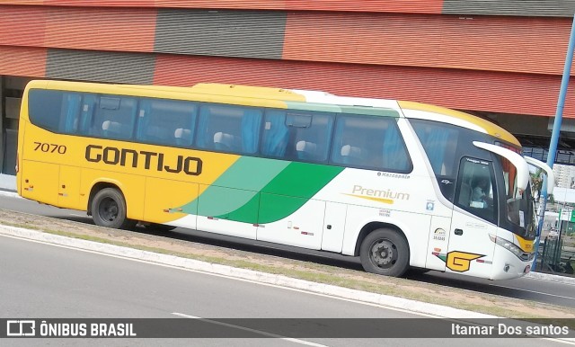 Empresa Gontijo de Transportes 7070 na cidade de Salvador, Bahia, Brasil, por Itamar dos Santos. ID da foto: 9181298.