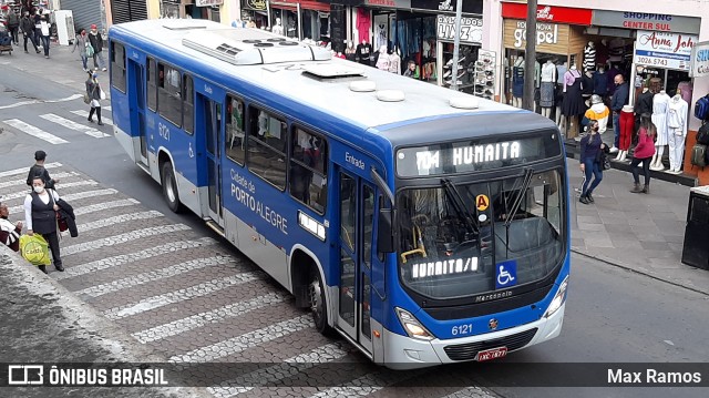 Auto Viação Navegantes 6121 na cidade de Porto Alegre, Rio Grande do Sul, Brasil, por Max Ramos. Número da foto: #9180398.