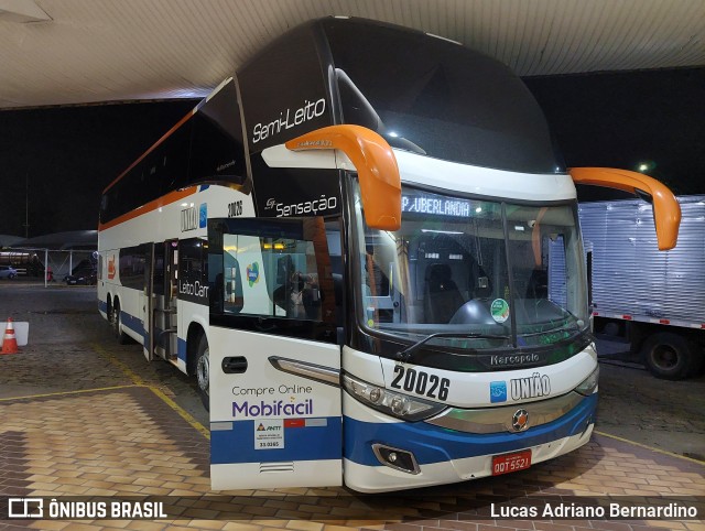 Expresso União 20026 na cidade de Limeira, São Paulo, Brasil, por Lucas Adriano Bernardino. Número da foto: #9179930.