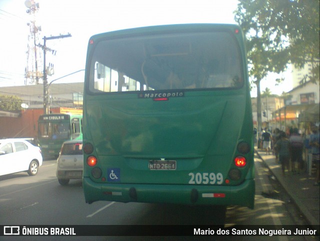 OT Trans - Ótima Salvador Transportes 20599 na cidade de Salvador, Bahia, Brasil, por Mario dos Santos Nogueira Junior. ID da foto: 9181327.