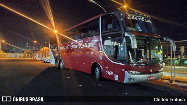 Expresso São Luiz 6990 na cidade de Rio Verde, Goiás, Brasil, por Cleiton Feitosa. ID da foto: 9182575.