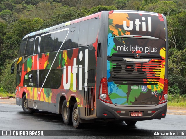 UTIL - União Transporte Interestadual de Luxo 11923 na cidade de Juiz de Fora, Minas Gerais, Brasil, por Alexandre Tilli. ID da foto: 9180144.