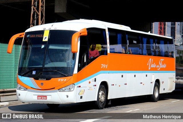 Viação Vale do Tietê 791 na cidade de São Paulo, São Paulo, Brasil, por Matheus Henrique. ID da foto: 9181800.