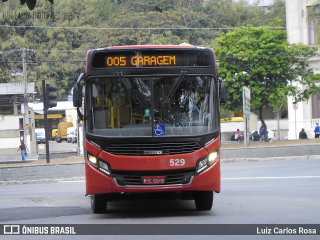 TUSMIL - Transporte Urbano São Miguel 529 na cidade de Juiz de Fora, Minas Gerais, Brasil, por Luiz Carlos Rosa. ID da foto: 9179917.