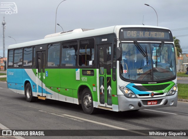 Unimar Transportes 9511 na cidade de Serra, Espírito Santo, Brasil, por Whitiney Siqueira. ID da foto: 9180564.