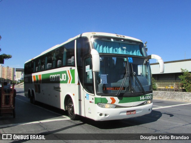 Empresa Gontijo de Transportes 14400 na cidade de Belo Horizonte, Minas Gerais, Brasil, por Douglas Célio Brandao. Número da foto: #9181102.