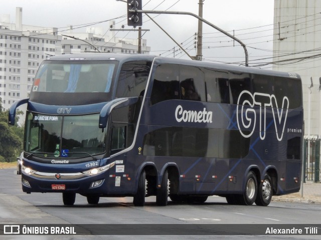 Viação Cometa 15302 na cidade de Juiz de Fora, Minas Gerais, Brasil, por Alexandre Tilli. ID da foto: 9180149.