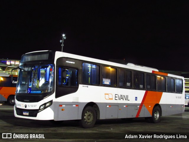 Evanil Transportes e Turismo RJ 132.027 na cidade de Rio de Janeiro, Rio de Janeiro, Brasil, por Adam Xavier Rodrigues Lima. Número da foto: #9184154.