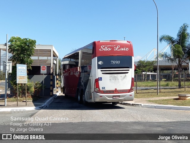 Expresso São Luiz 7890 na cidade de Brasília, Distrito Federal, Brasil, por Jorge Oliveira. Número da foto: #9183319.