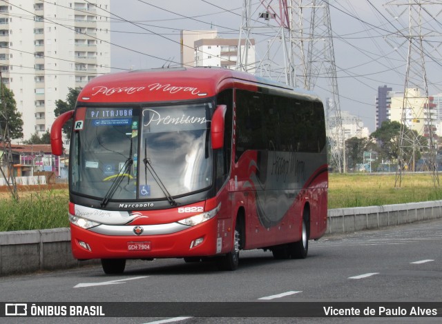 Empresa de Ônibus Pássaro Marron 5822 na cidade de São José dos Campos, São Paulo, Brasil, por Vicente de Paulo Alves. Número da foto: #9183347.