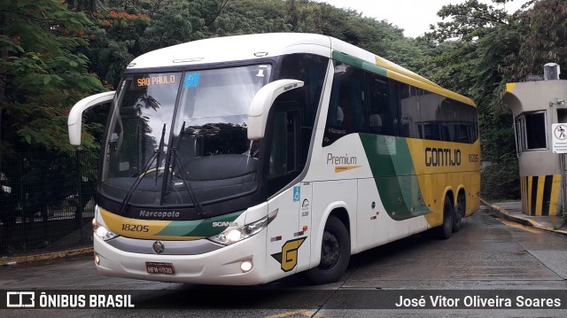 Empresa Gontijo de Transportes 18205 na cidade de São Paulo, São Paulo, Brasil, por José Vitor Oliveira Soares. Número da foto: #9183314.