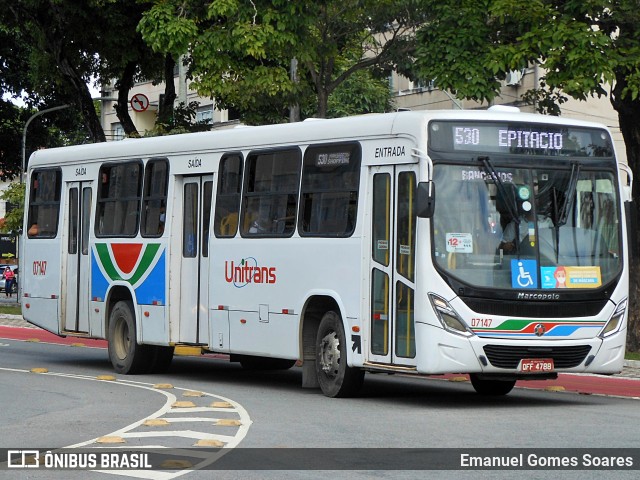 Consórcio Unitrans - 07 > Transnacional 07147 na cidade de João Pessoa, Paraíba, Brasil, por Emanuel Gomes Soares. ID da foto: 9183213.