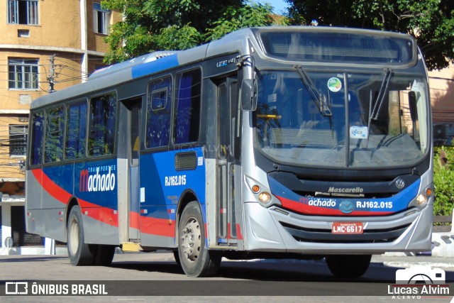 Transportes Machado RJ 162.015 na cidade de Duque de Caxias, Rio de Janeiro, Brasil, por Lucas Alvim. ID da foto: 9186749.