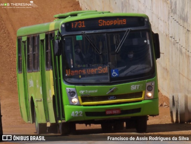 Transcol Transportes Coletivos 04422 na cidade de Teresina, Piauí, Brasil, por Francisco de Assis Rodrigues da Silva. Número da foto: #9188666.