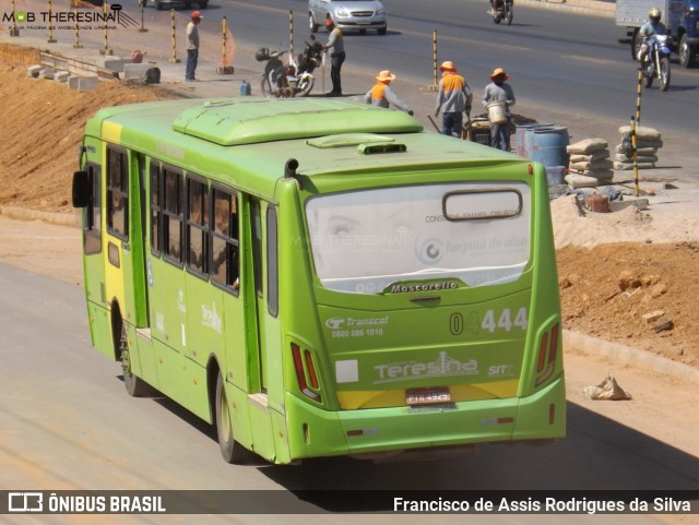 Transcol Transportes Coletivos 04444 na cidade de Teresina, Piauí, Brasil, por Francisco de Assis Rodrigues da Silva. ID da foto: 9185889.