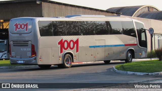 Auto Viação 1001 RJ 108.1215 na cidade de Joinville, Santa Catarina, Brasil, por Vinicius Petris. Número da foto: #9187509.