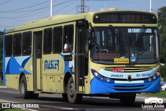 Master Transportes Coletivos de Passageiros RJ 159.140 na cidade de Nova Iguaçu, Rio de Janeiro, Brasil, por Lucas Alvim. Número da foto: #9186953.