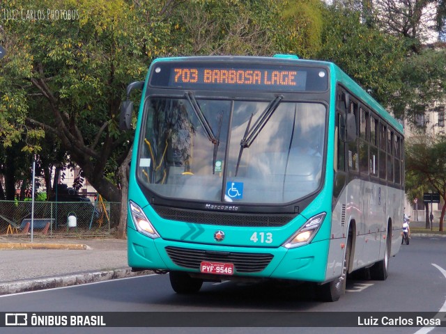 VSFL - Viação São Francisco 413 na cidade de Juiz de Fora, Minas Gerais, Brasil, por Luiz Carlos Rosa. Número da foto: #9188612.