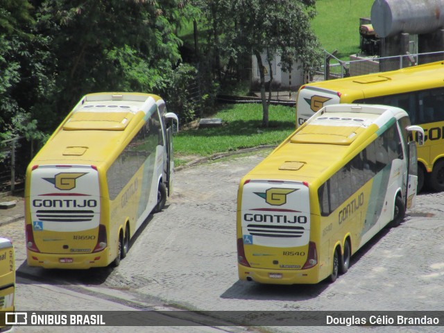 Empresa Gontijo de Transportes 18690 na cidade de Belo Horizonte, Minas Gerais, Brasil, por Douglas Célio Brandao. ID da foto: 9186330.