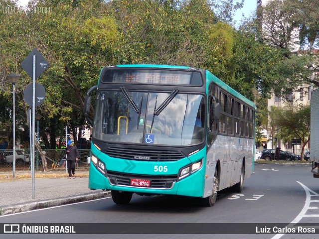 TUSMIL - Transporte Urbano São Miguel 505 na cidade de Juiz de Fora, Minas Gerais, Brasil, por Luiz Carlos Rosa. ID da foto: 9188572.