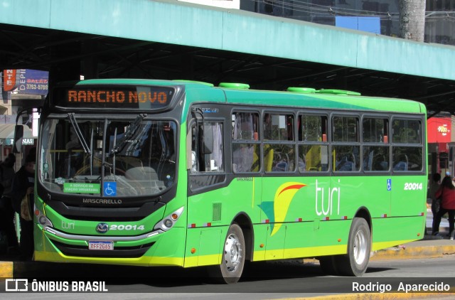 Turi Transportes - Sete Lagoas 20014 na cidade de Conselheiro Lafaiete, Minas Gerais, Brasil, por Rodrigo  Aparecido. ID da foto: 9135621.