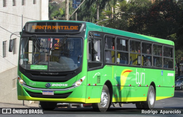 Turi Transportes - Sete Lagoas 20015 na cidade de Conselheiro Lafaiete, Minas Gerais, Brasil, por Rodrigo  Aparecido. Número da foto: #9135509.