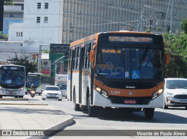 Itamaracá Transportes 1.599 na cidade de Recife, Pernambuco, Brasil, por Vicente de Paulo Alves. ID da foto: 9134509.