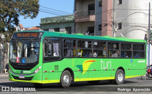 Turi Transportes - Sete Lagoas 20016 na cidade de Conselheiro Lafaiete, Minas Gerais, Brasil, por Rodrigo  Aparecido. Número da foto: #9135485.