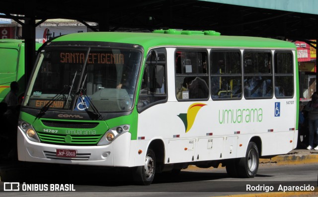Viação Umuarama 14707 na cidade de Conselheiro Lafaiete, Minas Gerais, Brasil, por Rodrigo  Aparecido. Número da foto: #9135615.