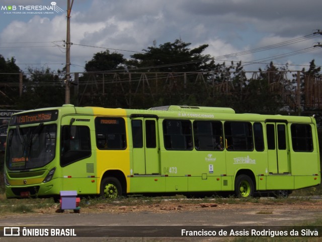 Transcol Transportes Coletivos 04473 na cidade de Teresina, Piauí, Brasil, por Francisco de Assis Rodrigues da Silva. Número da foto: #9136453.