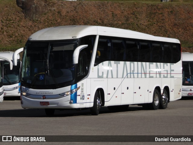 Auto Viação Catarinense 3367 na cidade de Florianópolis, Santa Catarina, Brasil, por Daniel Guardiola. Número da foto: #9136695.