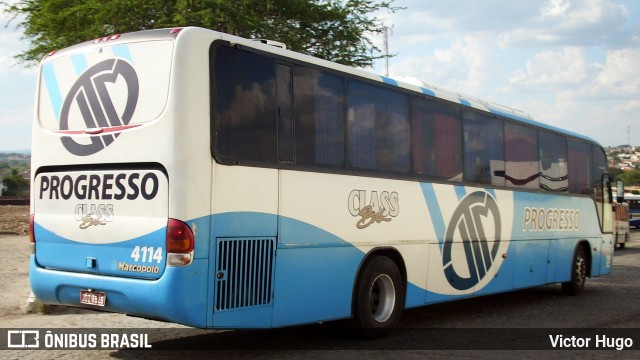 Auto Viação Progresso 4114 na cidade de Caruaru, Pernambuco, Brasil, por Victor Hugo. ID da foto: 9136657.