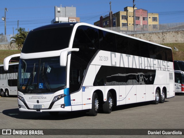 Auto Viação Catarinense 321309 na cidade de Florianópolis, Santa Catarina, Brasil, por Daniel Guardiola. ID da foto: 9136707.