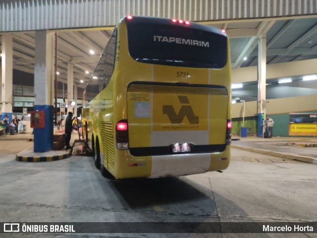 Viação Itapemirim 5731 na cidade de Rio de Janeiro, Rio de Janeiro, Brasil, por Marcelo Horta. Número da foto: #9136246.
