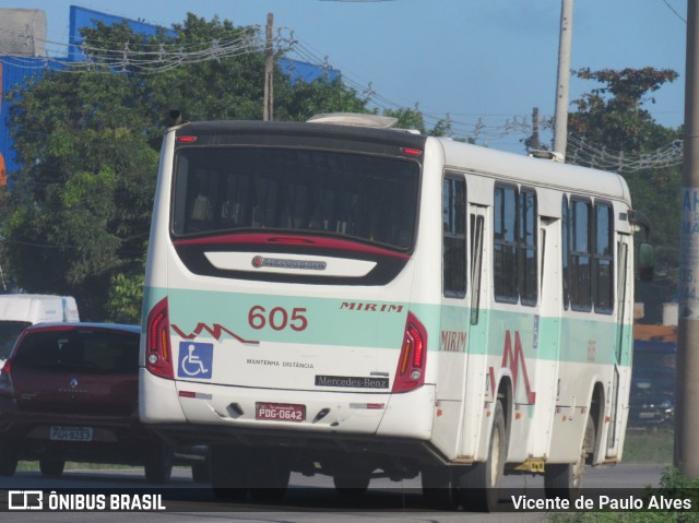 Viação Mirim 605 na cidade de Jaboatão dos Guararapes, Pernambuco, Brasil, por Vicente de Paulo Alves. ID da foto: 9135908.