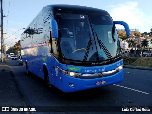 UTIL - União Transporte Interestadual de Luxo 9207 na cidade de Juiz de Fora, Minas Gerais, Brasil, por Luiz Carlos Rosa. ID da foto: 9135965.